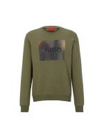 Hugo Boss pánská bavlněná pletená mikina s potiskem zelená (50488906-345) pánské Hugo Boss pánská bavlněná pletená mikina s potiskem zelená (50488906-345) pánské