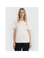 Dámské tričko oversize s potiskem 4F 4FWSS25TTSHF1994-11S