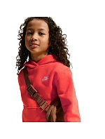 Dětská mikina Nike Sportswear Club Fleece oranžová FD3000 842 Dětská mikina Nike Sportswear Club Fleece oranžová FD3000 842