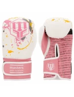 Boxerské rukavice MJE - RPU-ART-PINK