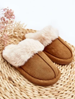 Dětské pantofle s kožešinou Camel Befana
