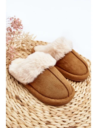 Dětské pantofle s kožešinou Camel Befana