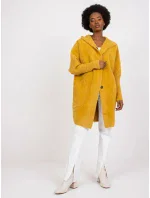 Dámský kabát MBM PL 1518.95P tmavě žlutý Dámský kabát MBM PL 1518.95P tmavě žlutý