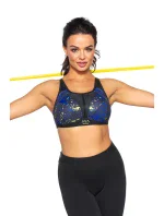 Dámská sportovní podprsenka NAOMI modro/černá - Ava Dámská sportovní podprsenka NAOMI modro/černá - Ava