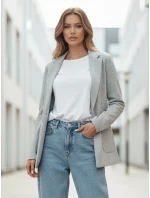 Dámská bunda CLASSVENT světle šedá FashionStreet PY0108