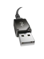 Baseus Nezlomitelný kabel USB-IP 2,4A 2m (černý)
