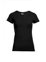 Promodoro 3086 Dámské tričko Slim Fit s výstřihem do V 40.3086 black Promodoro 3086 Dámské tričko Slim Fit s výstřihem do V 40.3086 black