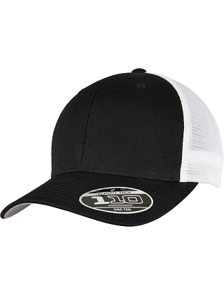 Flexfit 110M/110BM 6 panelová síťovaná kšiltovka 55.110M black/white