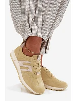 Dámské Sportovní Sneakersy z Přírodního Semiše Žluté Lovey Dámské Sportovní Sneakersy z Přírodního Semiše Žluté Lovey