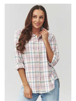 Košile s dlouhým rukávem  model 223232 Makadamia