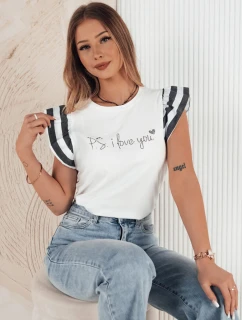 Dámské tričko AMOURI bílé FashionStreet RY2414