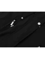 Černo-karamelová oboustranná dámská bunda (W502-1) Černo-karamelová oboustranná dámská bunda (W502-1)