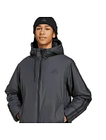 Adidas Essentials Climawarm 3 Stripes Insulated Hooded Jacket M KB8149 pánské