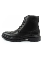 Lee Cooper pánské boty sable boty boty smart kožené černé