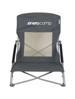 55x58x64cm Skládací šedé ploché cestovní sedadlo s polštáři