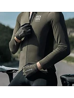 Cyklistické rukavice Rockbros 16110006002 tlumení velikost M - zelená/černá