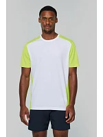 Kariban ProAct PA 4014 Pánské kontrastní sportovní tričko 20.4014 white/fluorescent yellow Kariban ProAct PA 4014 Pánské kontrastní sportovní tričko 20.4014 white/fluorescent yellow