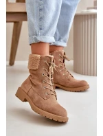 Dámské podšité pracovní boty na zip hnědé Mivael Dámské podšité pracovní boty na zip hnědé Mivael