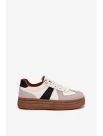 Dámské tenisky na platformě béžové Dovina