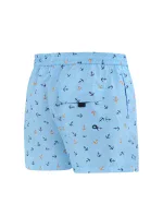 Pánské plavkové kraťasy Happy Self SM29-28 sv..modrá-vzor - Self