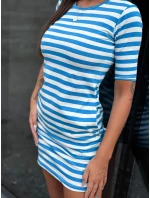 Dámské šaty TW SK 2092.83P bílo/modré - Mayflies