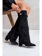 Kozačky na podpatku  model 223003 Step in style