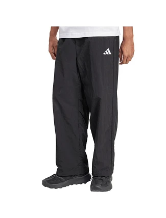 Pánské kalhoty adidas Essential Small Logo Woven Open Hem, černé, JM1778 Pánské kalhoty adidas Essential Small Logo Woven Open Hem, černé, JM1778