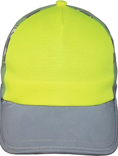 Korntex CAPACT Dětská 5 panelová kšiltovka "Action" 76.PACT hi vis yellow/football