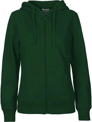 Neutral O 83301 Dámská mikina s kapucí z bio bavlny 77.8331 bottle green Neutral O 83301 Dámská mikina s kapucí z bio bavlny 77.8331 bottle green