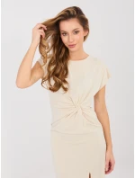 Šaty IT SK 20817.70 béžové Šaty IT SK 20817.70 béžové
