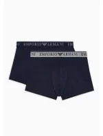 Pánské boxerky 2PACK 111769 3F720 70835 tm. modré - Emporio Armani Pánské boxerky 2PACK 111769 3F720 70835 tm. modré - Emporio Armani