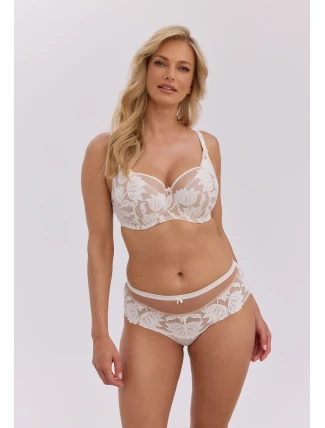 Poloměkká podprsenka Gaia BS 1134 Keto Ecru-Mokka