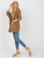 Dámský kardigan 3002.98P tmavě hnědý - FPrice