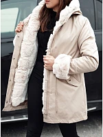 Dámská zimní bunda ARCTIC beige FashionStreet TY4767