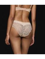 Dámské kalhotky Body Make-Up Illusion Lace Highleg Tai - BROWN - sv. hnědé 00NZ - TRIUMPH