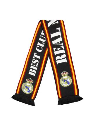Šála fanouška Realu Madrid Oboustranná dvojitá pletená šála 21ST RM4BUFD21 Šála fanouška Realu Madrid Oboustranná dvojitá pletená šála 21ST RM4BUFD21