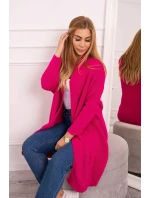 Svetr s netopýřími rukávy fuchsiový
