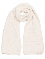 M896 Žebrovaná šála - ecru