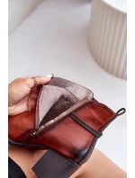 Dámské Kotníkové Boty Na Podpatku S Páskem Hnědé Zinithia Dámské Kotníkové Boty Na Podpatku S Páskem Hnědé Zinithia