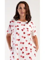 Dámské domácí šaty s krátkým rukávem Valentýna