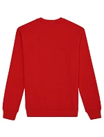 Pánská mikina Fila Leverano Regular Crew Sweatshirt červená FAM0876 30002 pánské