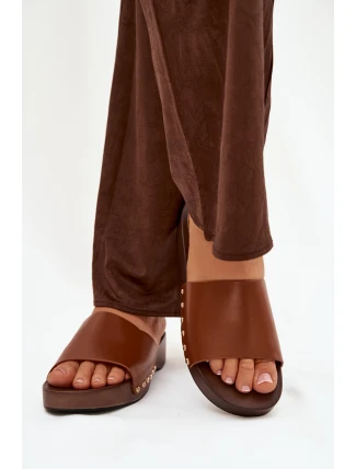 Dámské pantofle s přezkami Camel Terissa