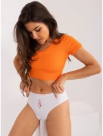 Spodní kalhotky BR MT 11444 3 bílé a červené Spodní kalhotky BR MT 11444 3 bílé a červené