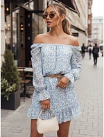 Španělské šaty KERVEN modré FashionStreet EY2470