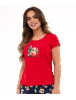 Pyžamo Cornette 628/432 Teddy 2 cr/r Christmas 3XL-5XL dámské