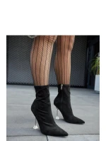 Boty na podpatku model 205091 Solea Boty na podpatku model 205091 Solea