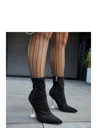 Boty na podpatku model 205091 Solea Boty na podpatku model 205091 Solea