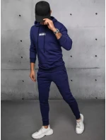 Pánské tmavě modré tepláky FashionStreet AX0687