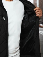 Pánská přechodná bunda s kapucí černá FashionStreet TX4991 Pánská přechodná bunda s kapucí černá FashionStreet TX4991