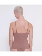 Dámský top ZERO Feel 2.0 Spaghetti Top - BROWN - hnědý 1141 - SLOGGI